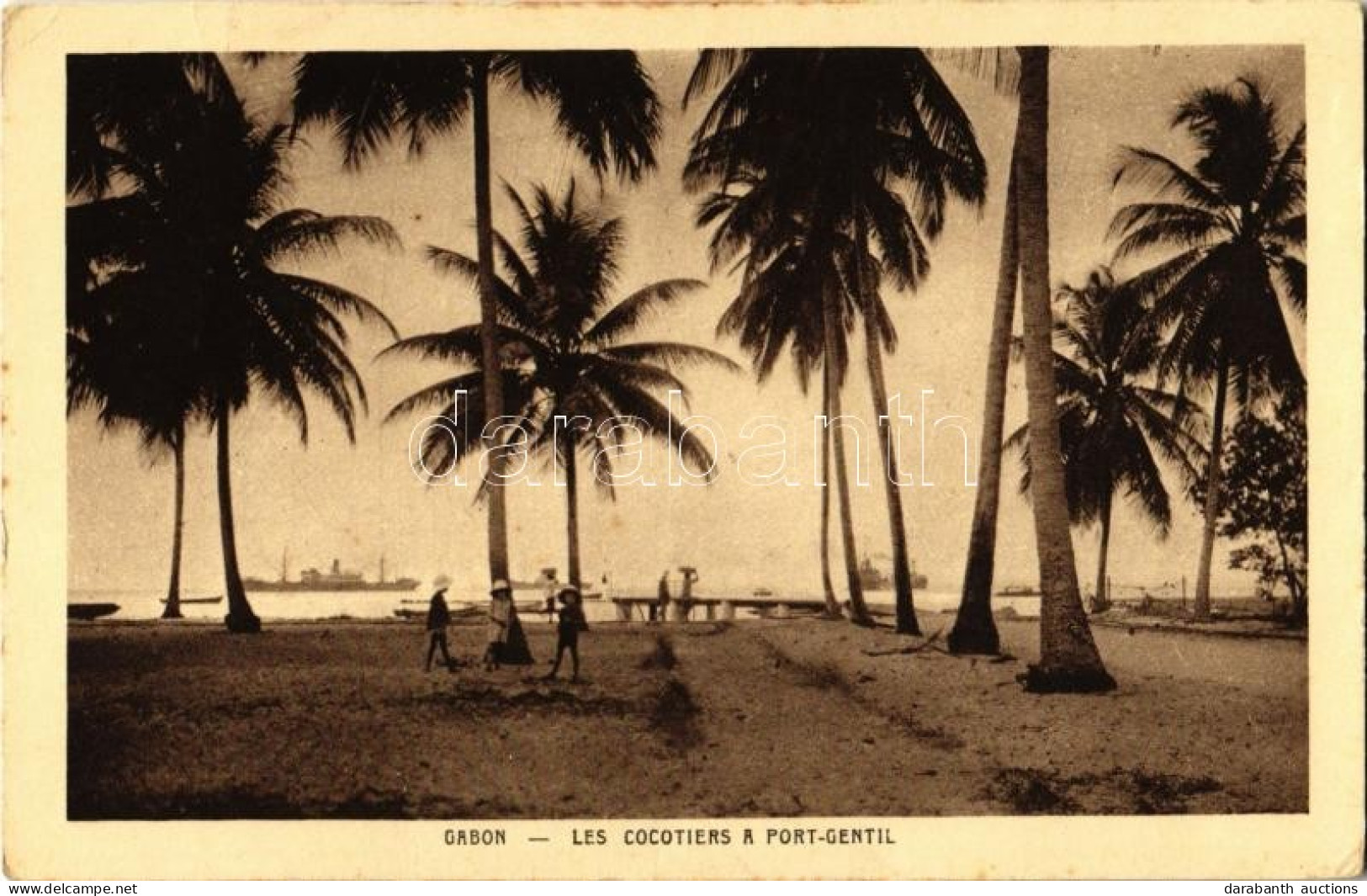 ** T2 Port-Gentil, Les Cocotiers / Beach, Coconut Trees - Non Classés