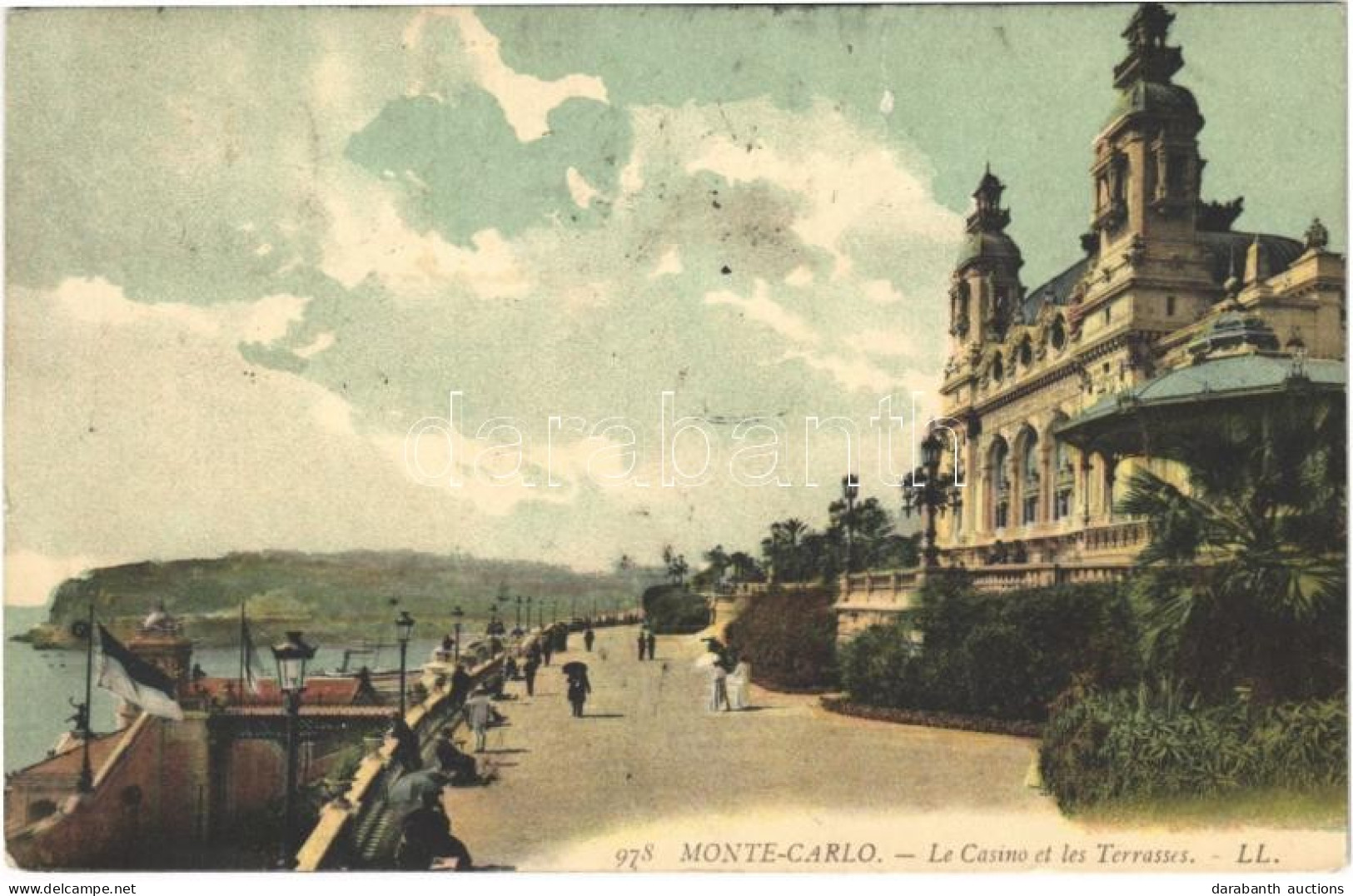 * T4 1908 Monte Carlo, Le Casino Et Le Terrasses / Casino, Terrace (b) - Non Classés