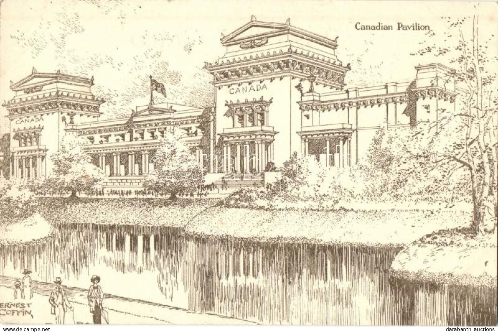 ** T2 1924 London, British Empire Exhibition, Canadian Pavilion. Printed & Published By The Sole Concessionaires S: Erne - Zonder Classificatie