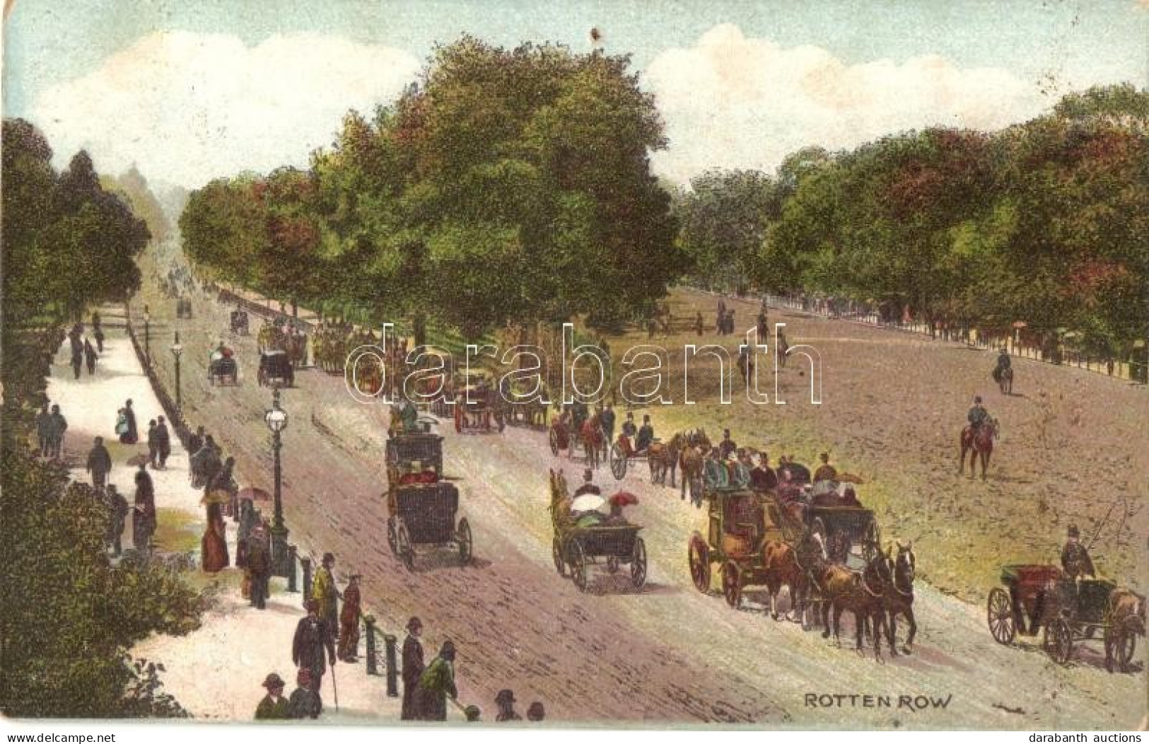 ** T3 London, Rotten Row, Horse Carriages (pinhole) - Zonder Classificatie