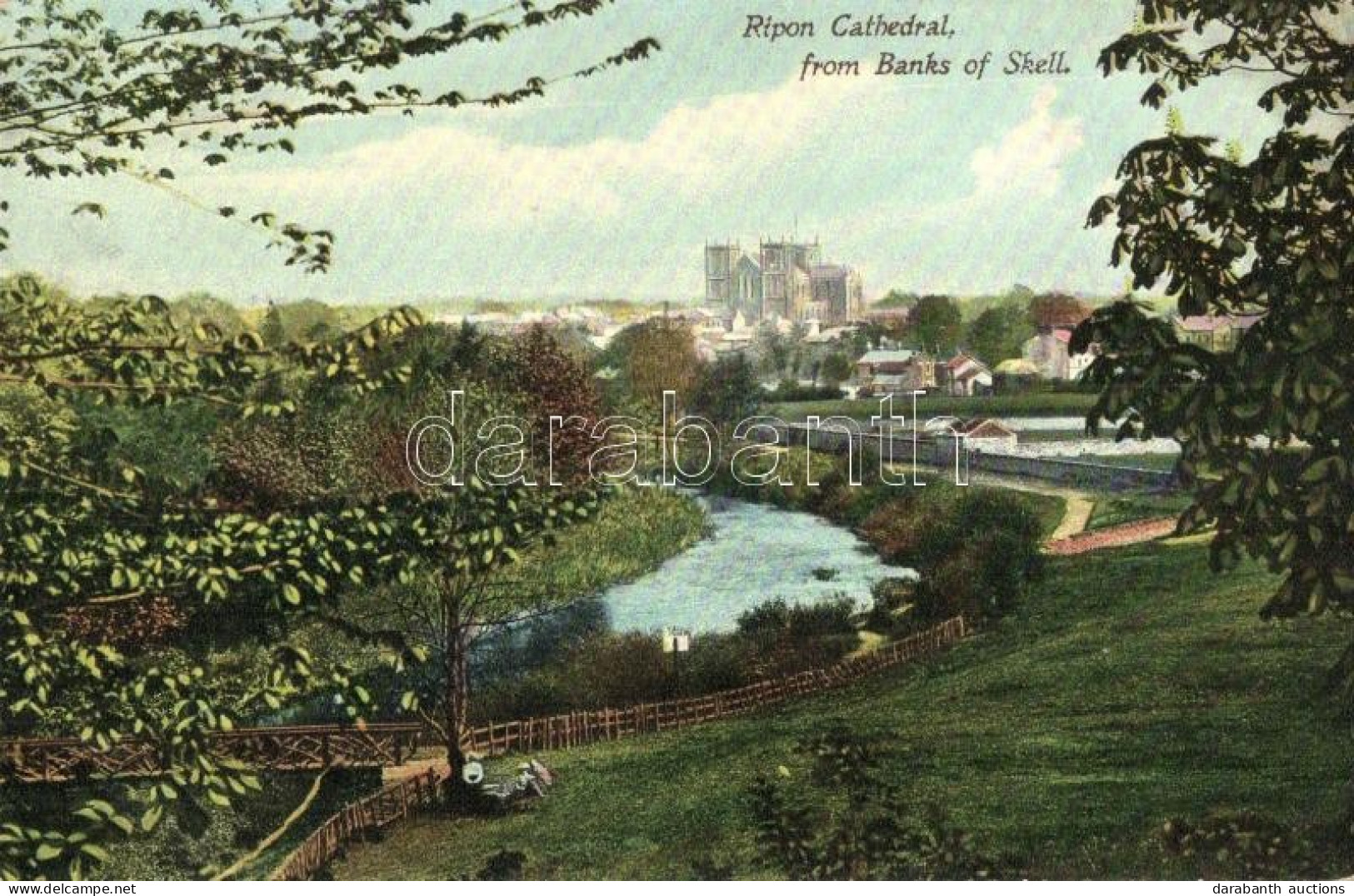 ** T2 Ripon, Cathedral From Banks Of Skell - Non Classés