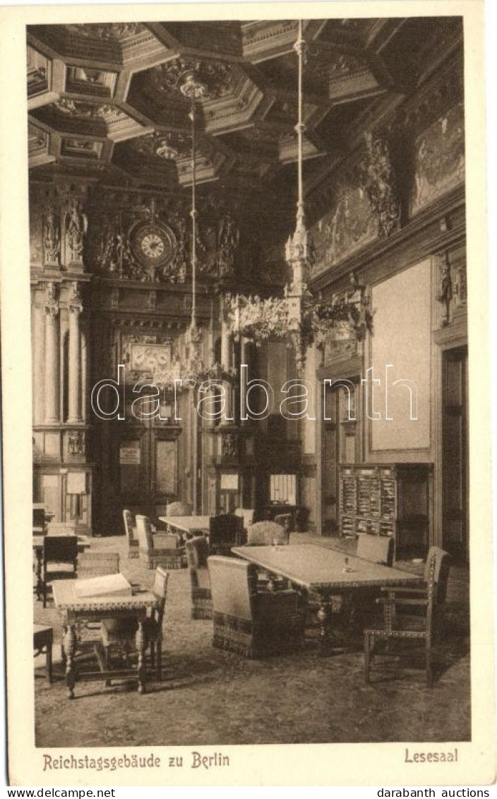 ** Berlin, Reichstagsgebaude - 7 Old Postcards, Interior And Exterior Of The Buliding, Mixed Quality - Non Classificati