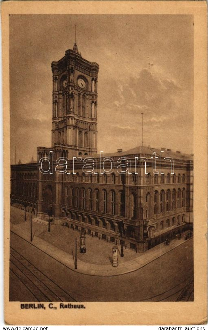 T2/T3 1927 Berlin, Rathaus / Town Hall (EK) - Ohne Zuordnung