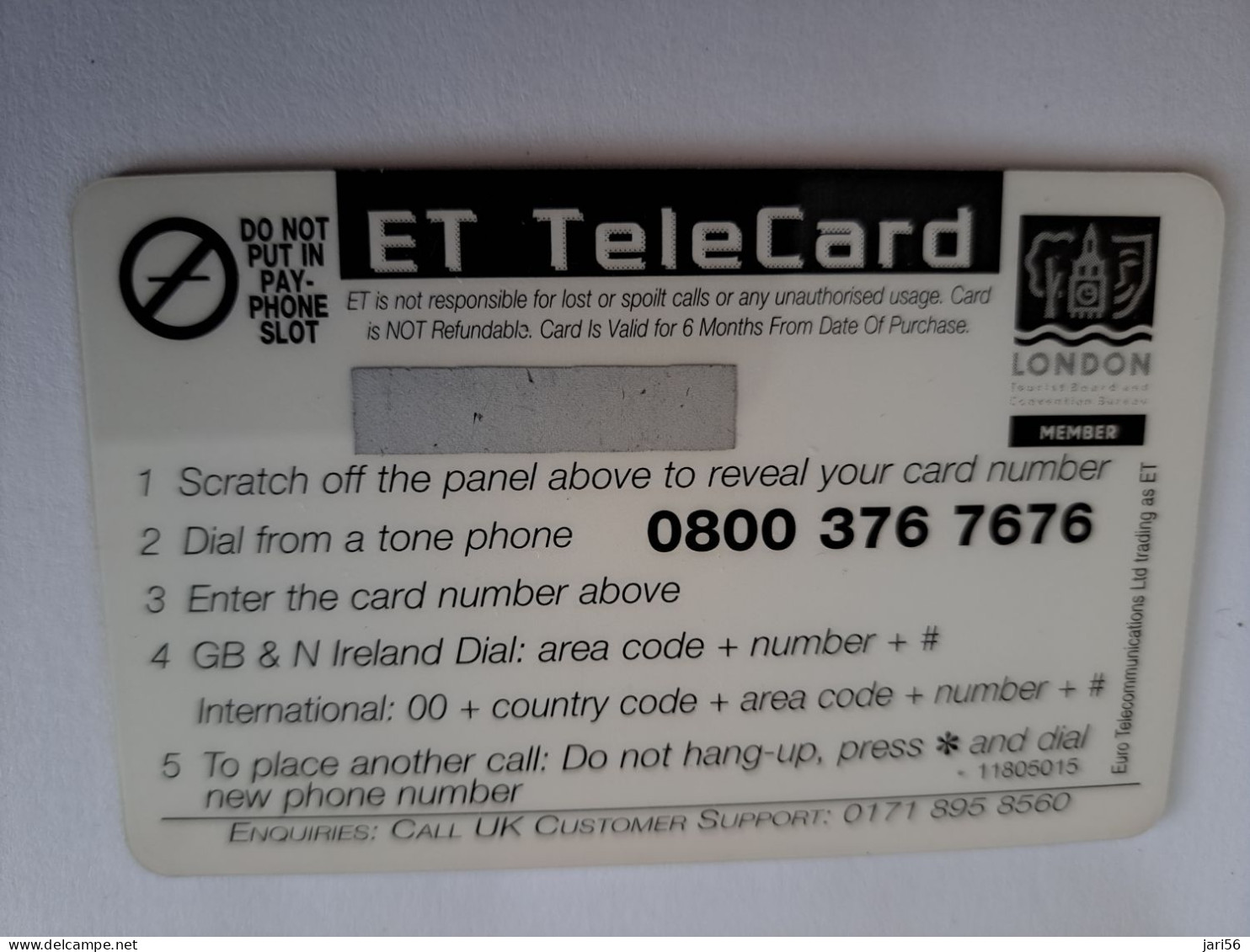 GREAT BRITAIN / 5 POUND  /  ET TELECARD/ VS TRADITIONAL BITTER/PILS/LAGER/   /    PREPAID CARD/ MINT  **15710** - [10] Sammlungen