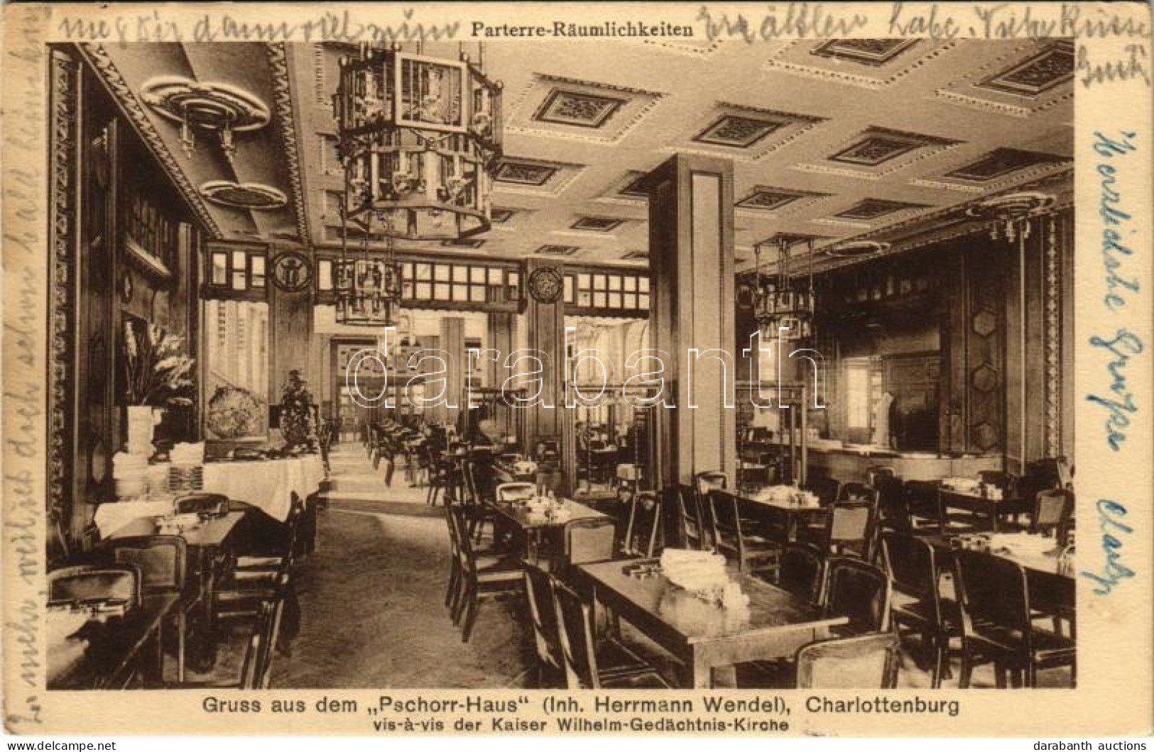 T2 1911 Berlin, Charlottenburg, Pschorr-Haus Interior - Zonder Classificatie