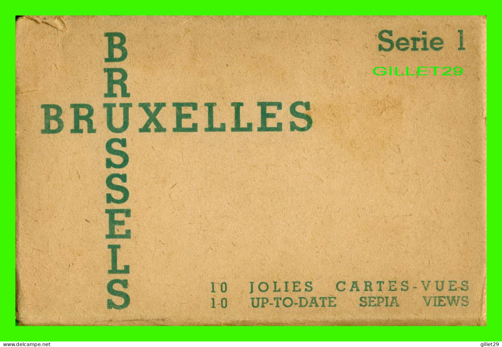 BRUXELLES, 10 JOLIES CARTES-VUES SÉRIE No 1 - 10 CARTES - M. DORGEO - - Loten, Series, Verzamelingen