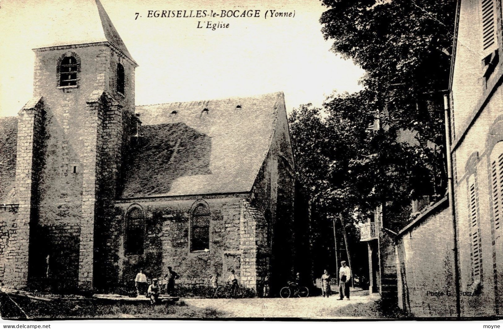 12991  -  Yonne -  EGRISELLES Le BOCAGE  :  L'Eglise Avec Animation - Egriselles Le Bocage