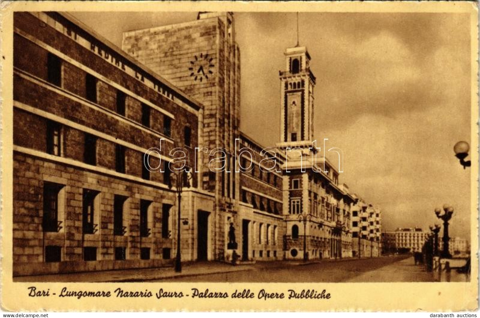* T2/T3 Bari, Lungomare Nazario Sauro, Palazzo Delle Opere Pubbliche / Palace Of Public Works (EK) - Unclassified