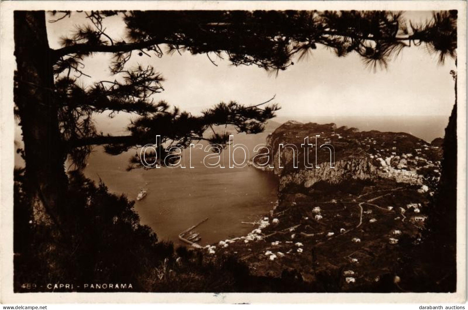 T2 1939 Capri, Panorama / General View. Ediz. Vincenzo Carcavallo - Ohne Zuordnung