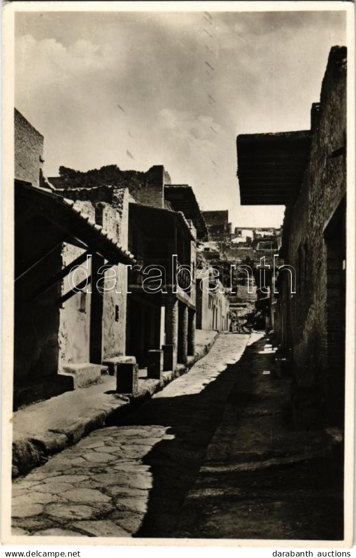 T2/T3 Ercolano, Fronte Di Case Sul III Cardine / Street View, Herculaneum, Ruins - Non Classés