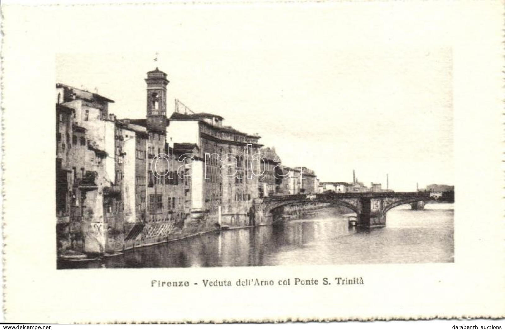 ** Firenze - 9 Old, Black & White, Unused Town View Postcards - Unclassified