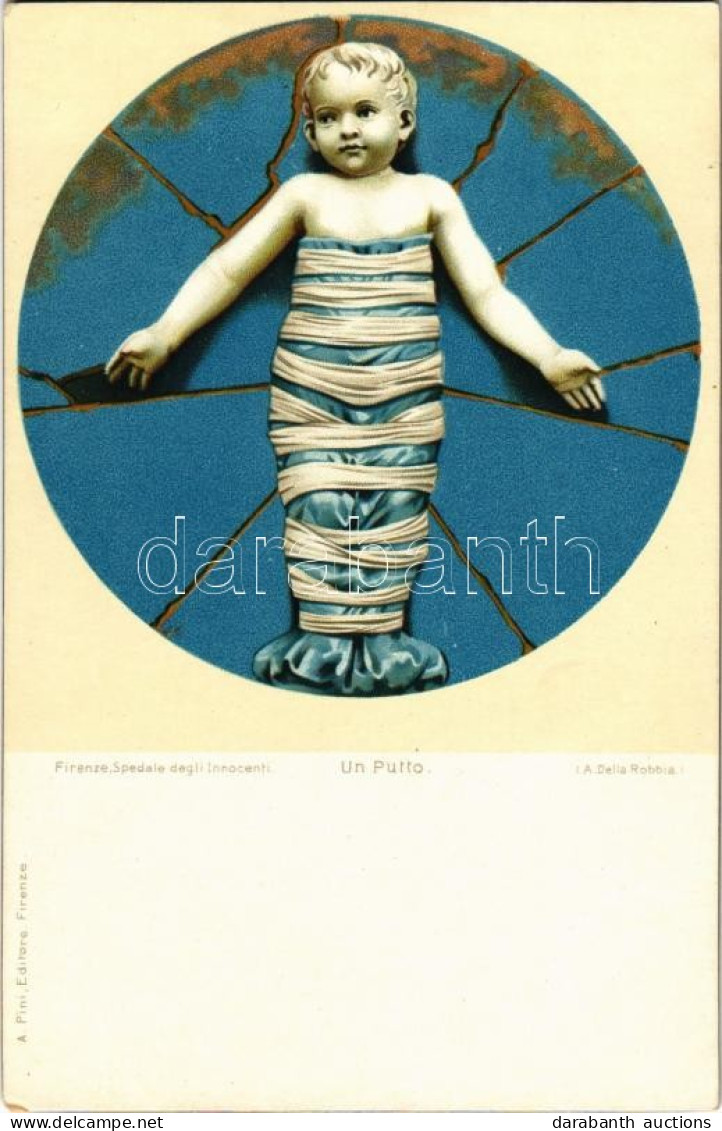 * T2/T3 Firenze, Un Putto. Spedale Degli Innocenti. A. Pini Editore. Stab. Cromolit. Meissner & Buch Litho S: A. Della R - Ohne Zuordnung