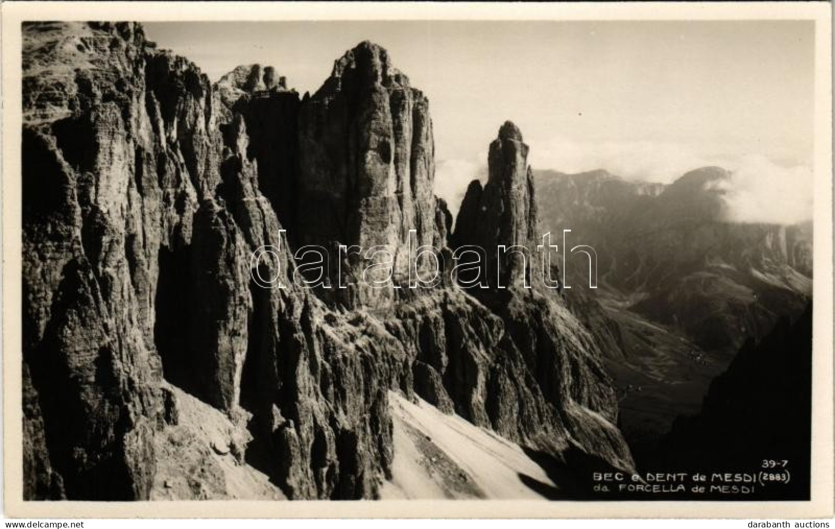 * T2 Forcella Di Mesdi, Bec E Dent De Mesdi. Fotografia Ghedina (Cortina D'Ampezzo) - Non Classificati