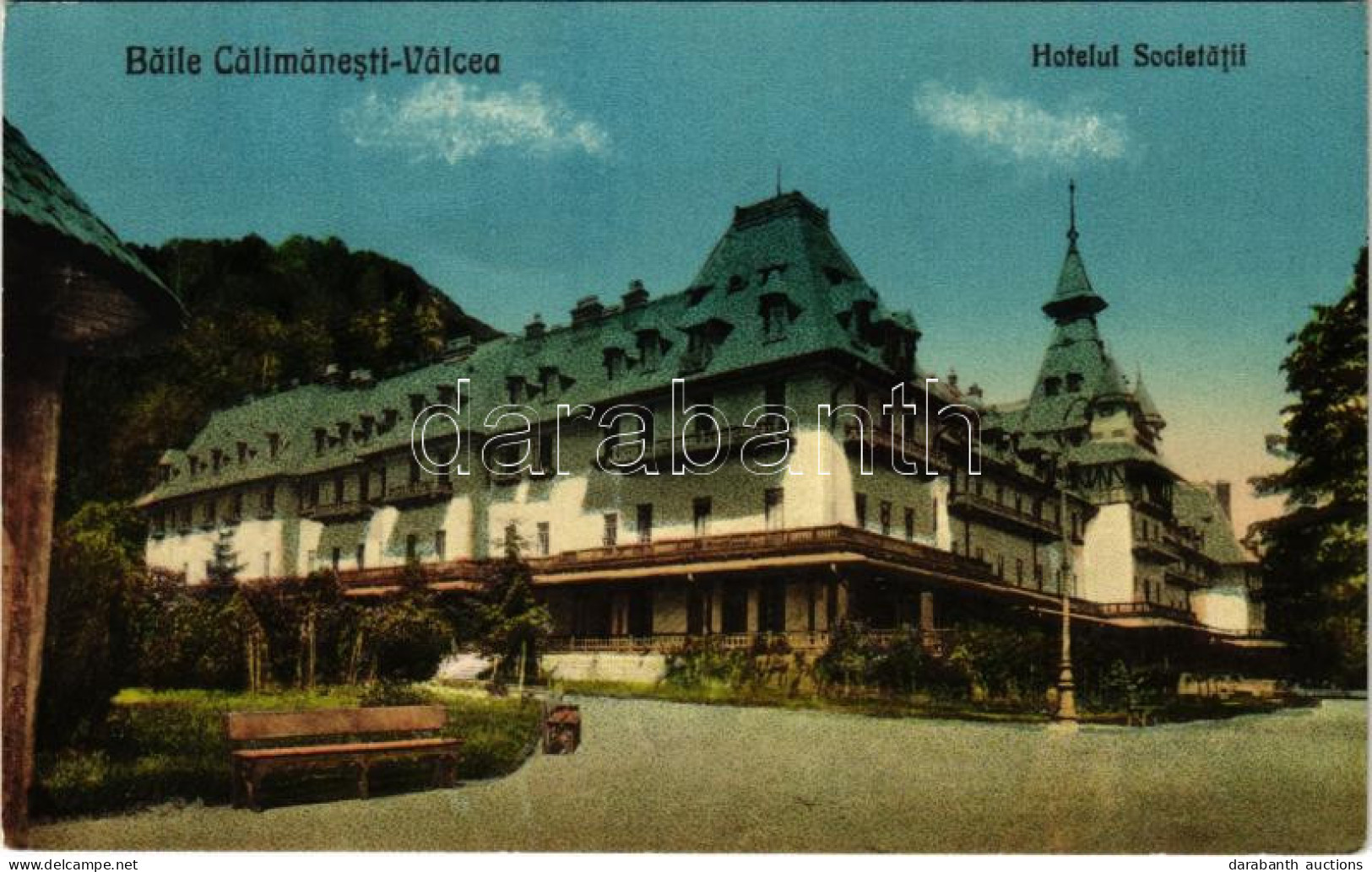 T2/T3 1927 Calimanesti, Baile Calimanesti (Valcea); Hotelul Societatii (EK) - Non Classés