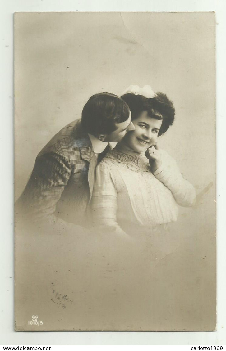COPPIA D'EPOCA 1914 - VIAGGIATA FP - Couples