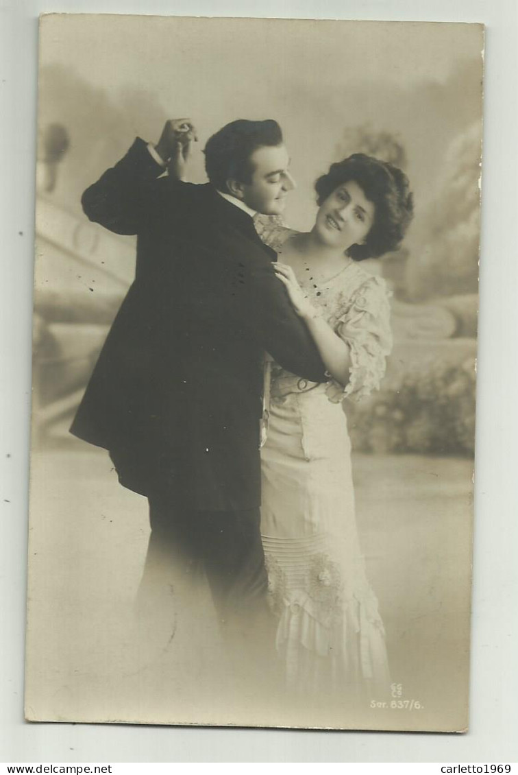 COPPIA D'EPOCA 1910 - VIAGGIATA FP - Couples
