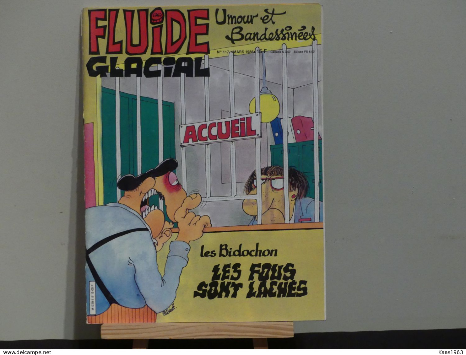 REVUE FUIDE GLACIAL N° 117 MARS 1986. - Fluide Glacial