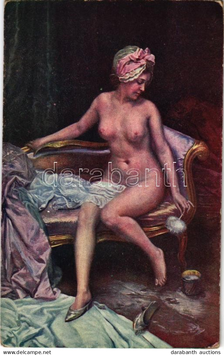 ** T2/T3 Nach Dem Bade / Apres Le Bain / Erotic Nude Lady Art Postcard, After Bath. Salon J.P.P. 1132. (EK) - Sin Clasificación