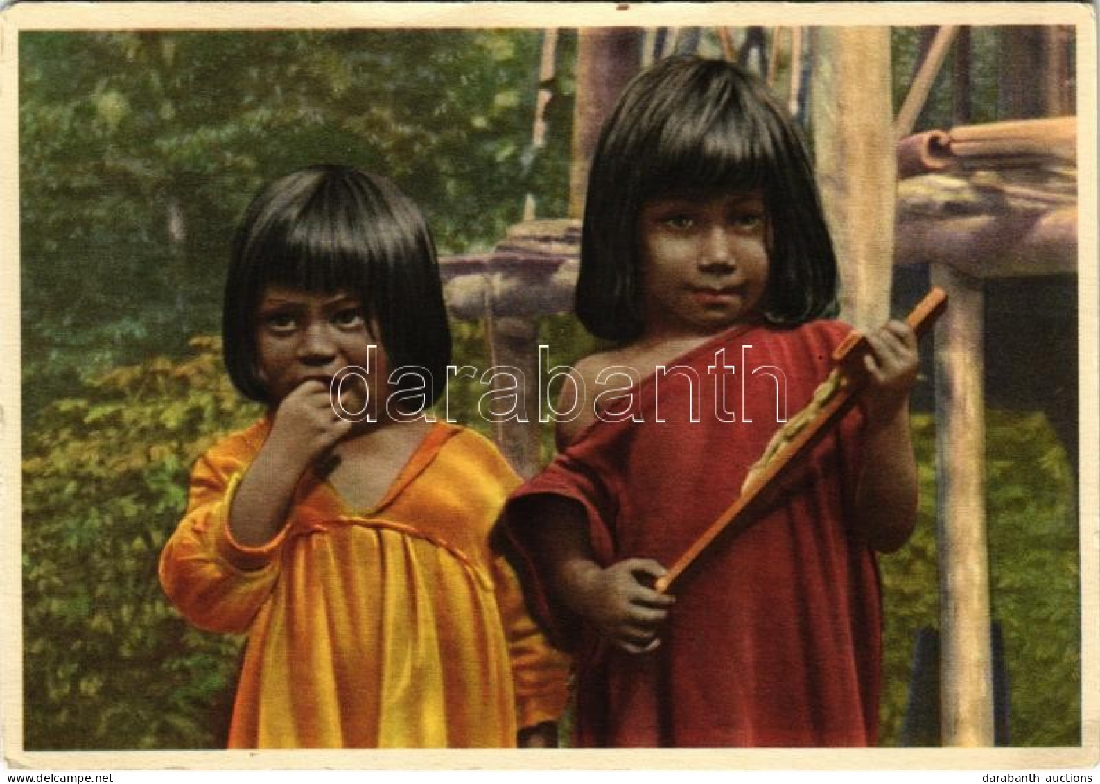 * T2/T3 Fra Gli Indii Del Brasile. Missioni Dei Cappuccini / Brazilian Folklore, Indigenous Children (EK) - Sin Clasificación