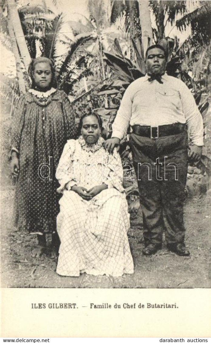 ** T1 Iles Gilbert, Famille Du Chef De Butaritari / Butaritarian Folklore From The Gilbert Islands - Ohne Zuordnung