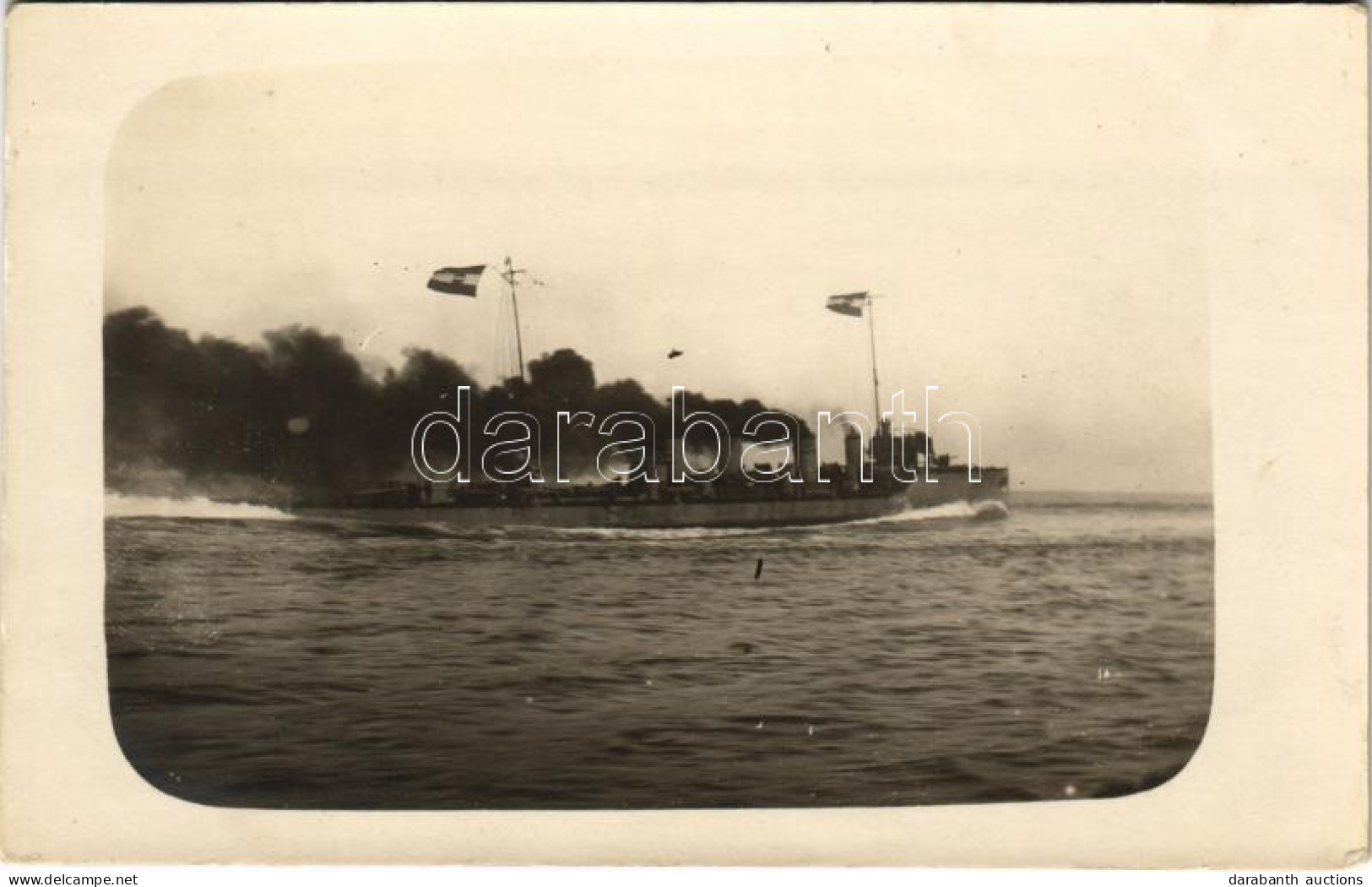 * T2 1915 Durres, Durrazzo; SMS LIKA Osztrák-magyar Tátra-osztályú Romboló / K.u.K. Kriegsmarine / SMS Lika Austro-Hunga - Zonder Classificatie