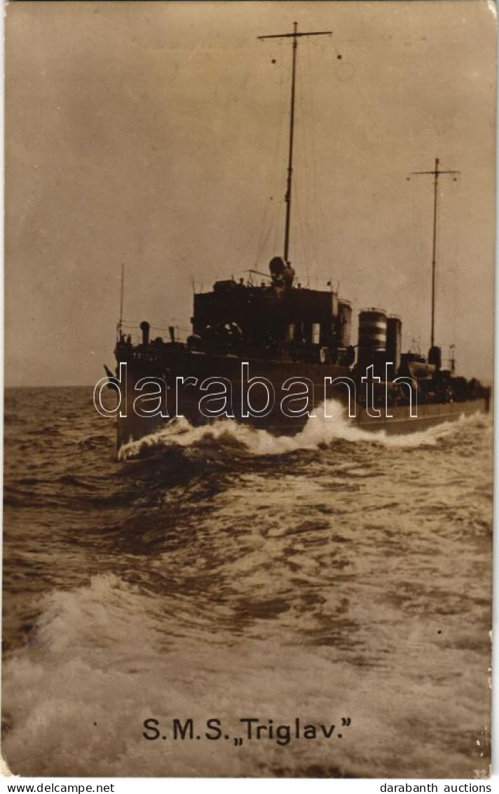 T2 1916 SMS TRIGLAV Osztrák-magyar Haditengerészet Tátra Osztályú Rombolója / K.u.K. Kriegsmarine Zerstörter / Austro-Hu - Non Classificati