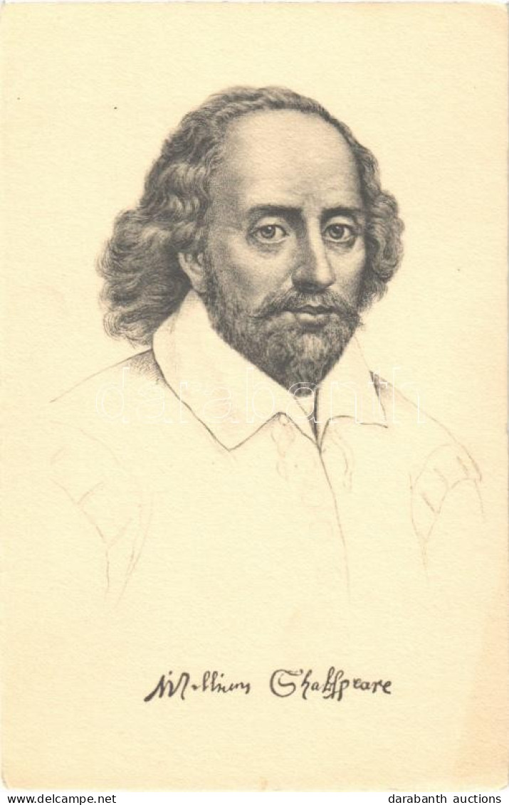 ** T2 William Shakespeare, English Playwright, Poet, And Actor. Stengel Art Postcard - Non Classés