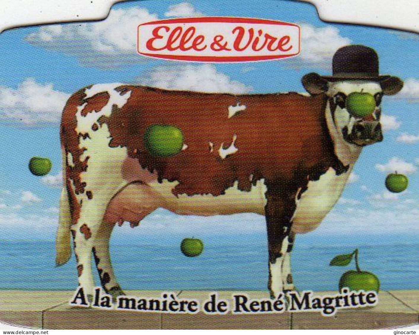 Magnets Magnet Elle Et Vire Vache à La Maniere De René Magritte - Tourisme
