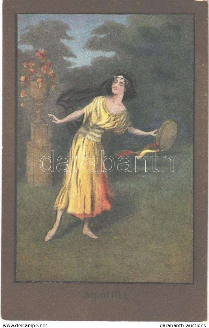 * T2 1919 Amorilla. Lady Art Postcard. C.W. Faulkner & Co. Series 1219. - Non Classés