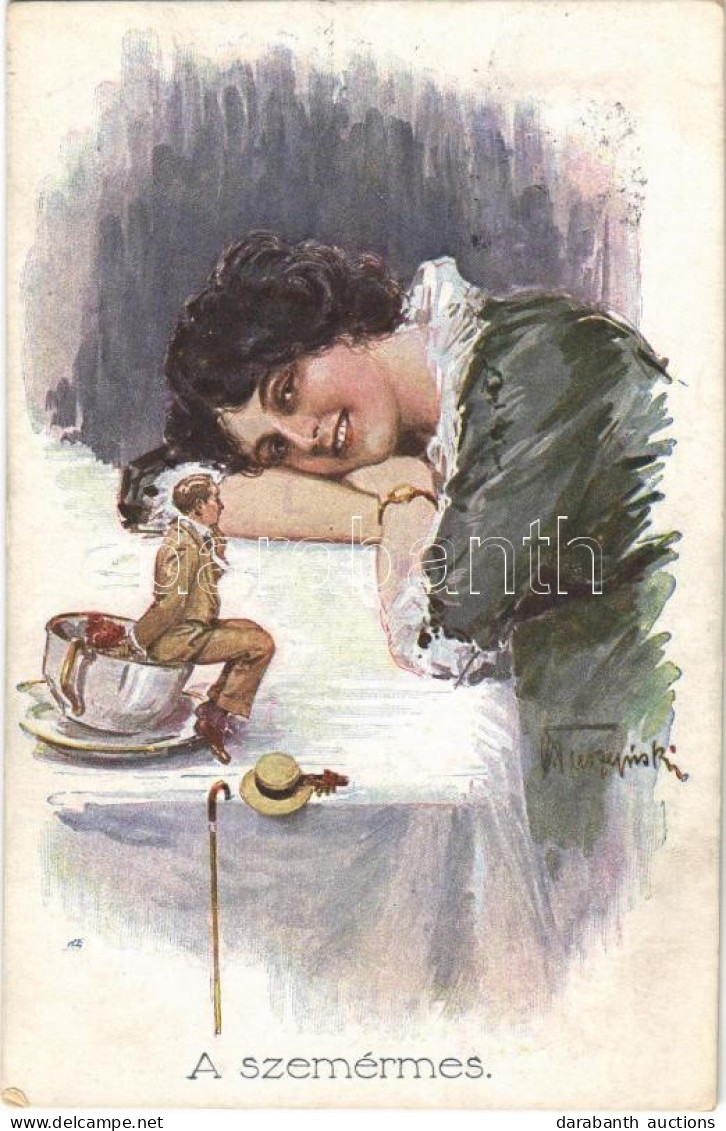 T2/T3 A Szemérmes / Lady Art Postcard. P.G.W.I. 162. Artist Signed (EK) - Ohne Zuordnung