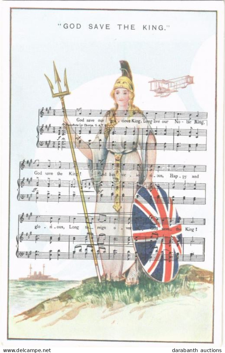 ** T2/T3 "Britannic" Series Of Postcards. No. 1. "God Save The King" - Ohne Zuordnung