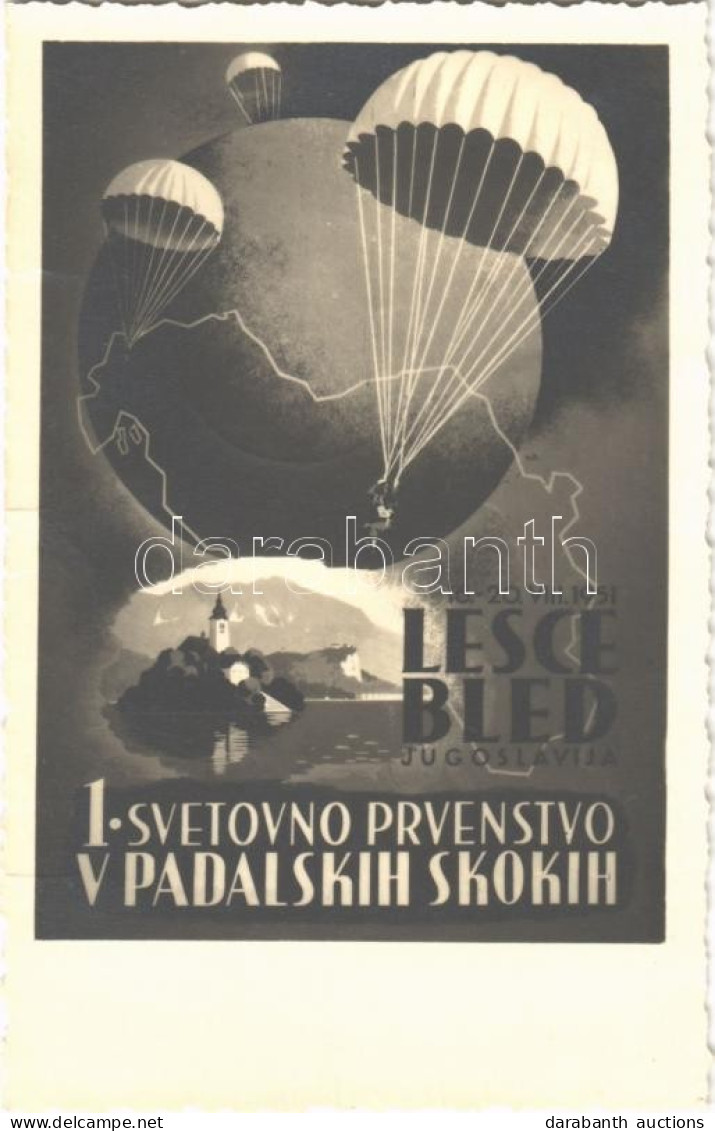 * T2/T3 1. Svetovno Prvenstvo V Padalskih Skokih Lesce Bled Jugoslavia 16.-20. VIII. 1951 / 1st World Parachuting Champi - Non Classés