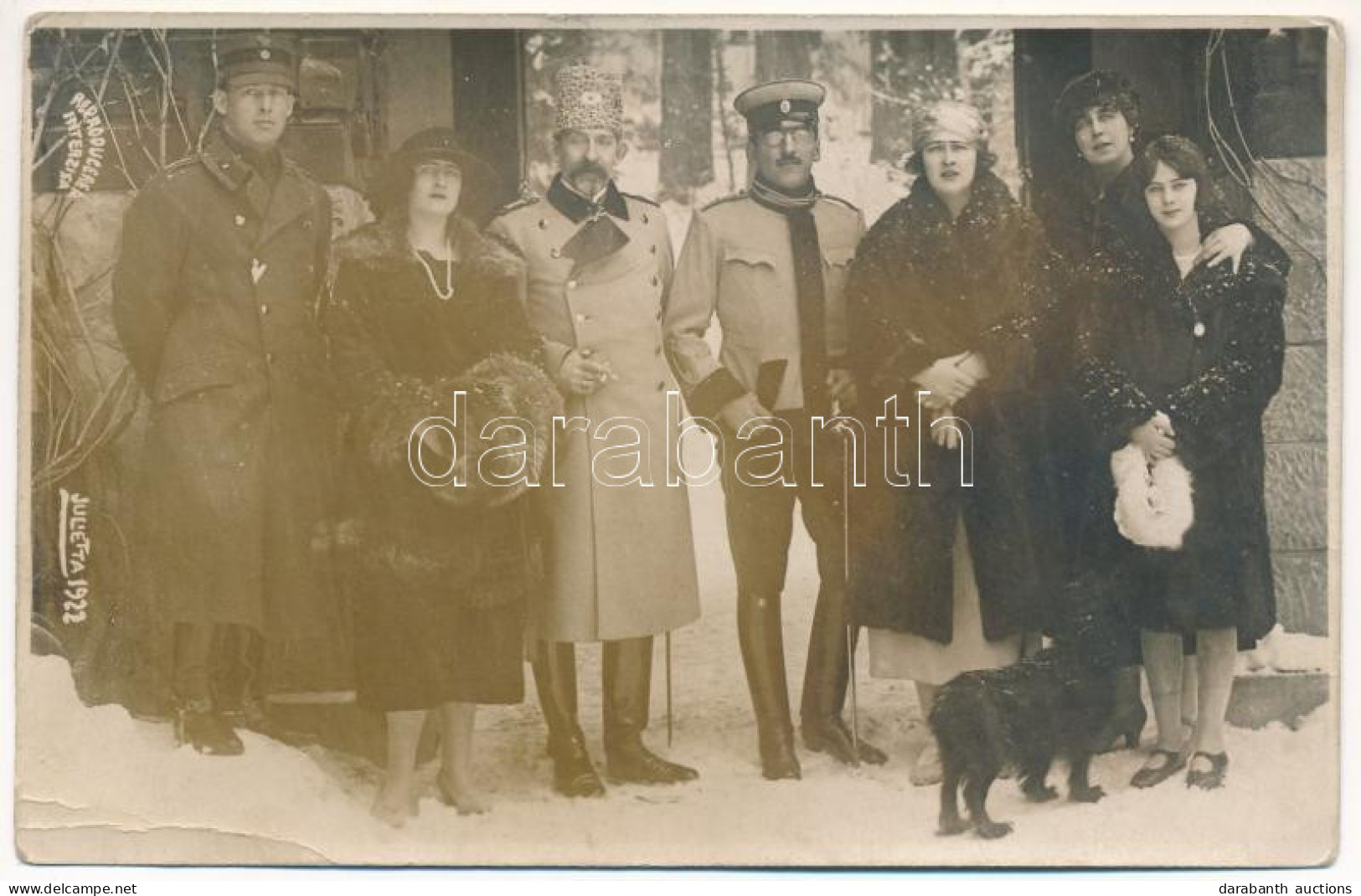 * T3 1922 Ferdinand I Of Romania, Marie Of Romania, Princess Ileana Of Romania, Maria Of Yugoslavia, Alexander I Of Yugo - Non Classés