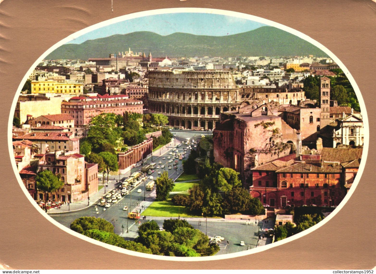 ROME, ARCHITECTURE, CARS, COLOSSEUM, PANORMA, ITALY - Panoramic Views