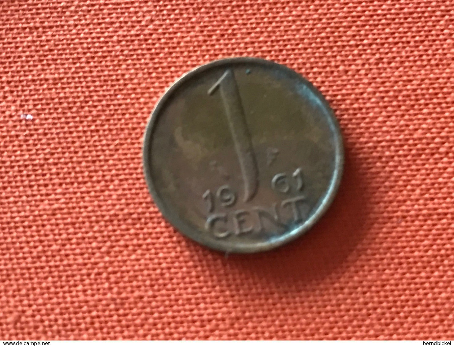 Münze Münzen Umlaufmünze Niederlande 1 Cent 1961 - 1 Cent