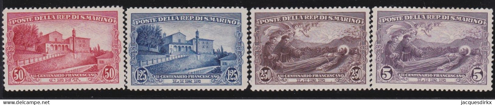 San Marino    .  Y&T   .     137/140    .    *   .   Mint-hinged - Ungebraucht