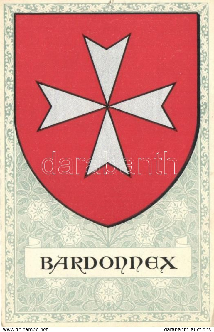 ** T4 Bardonnex, Switzerland, Coat Of Arms, Floral (b) - Zonder Classificatie