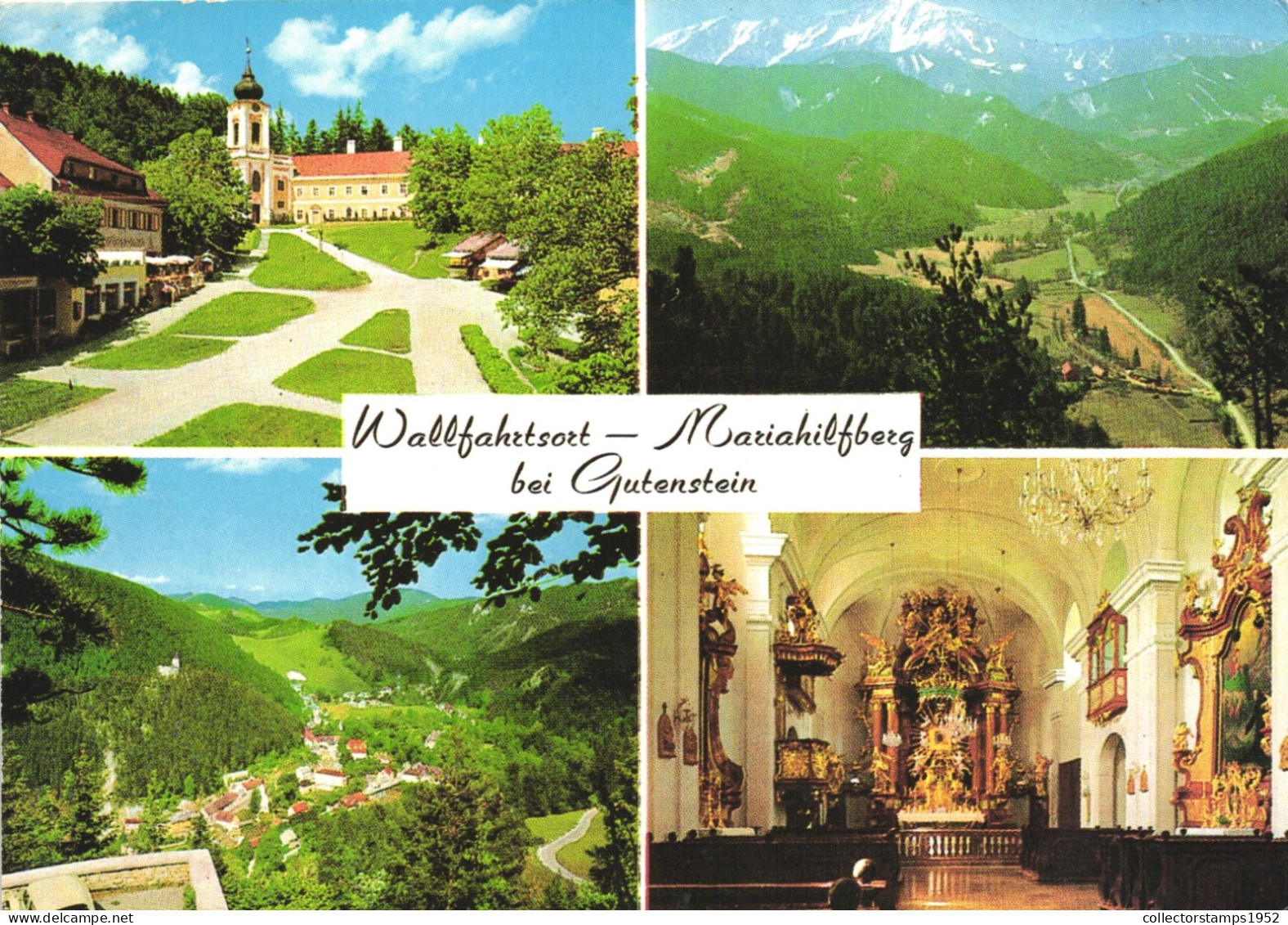 GUTENSTEIN, MULTIPLE VIEWS, ARCHITECTURE, PARK, CHURCH, MOUNTAIN, AUSTRIA - Gutenstein