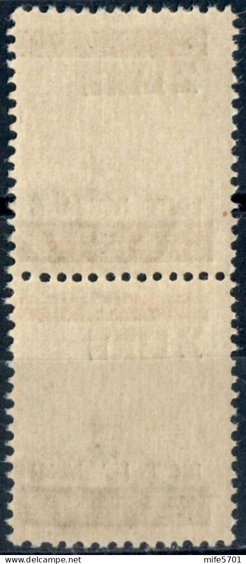 LUOGOTENENZA 1945 COPPIA MONUMENTI DISTRUTTI SOPR.L. 2 / C. 25 - NUOVI MNH ** SASSONE 525 - Neufs