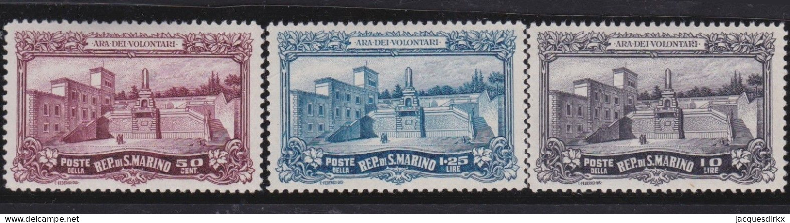 San Marino    .  Y&T   .     134/136       .    **       .   MNH - Ungebraucht