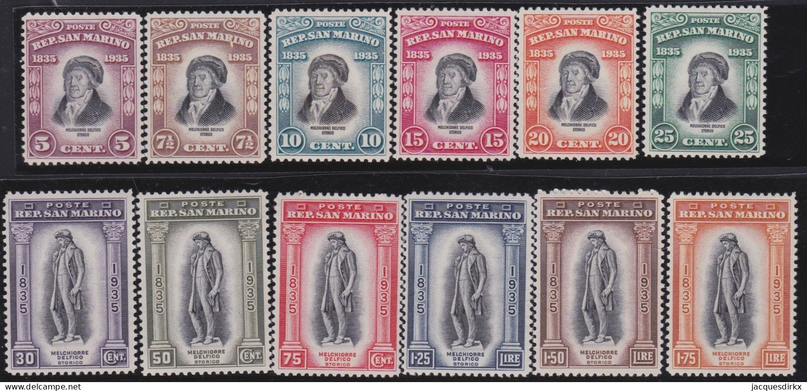 San Marino    .  Y&T   .     193/204       .    **       .   MNH - Neufs