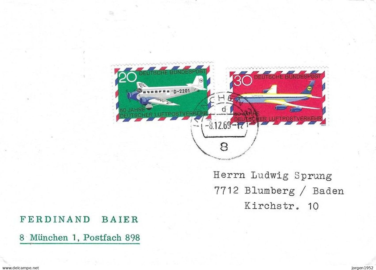 GERMANY  # LETTER - Sobres - Usados