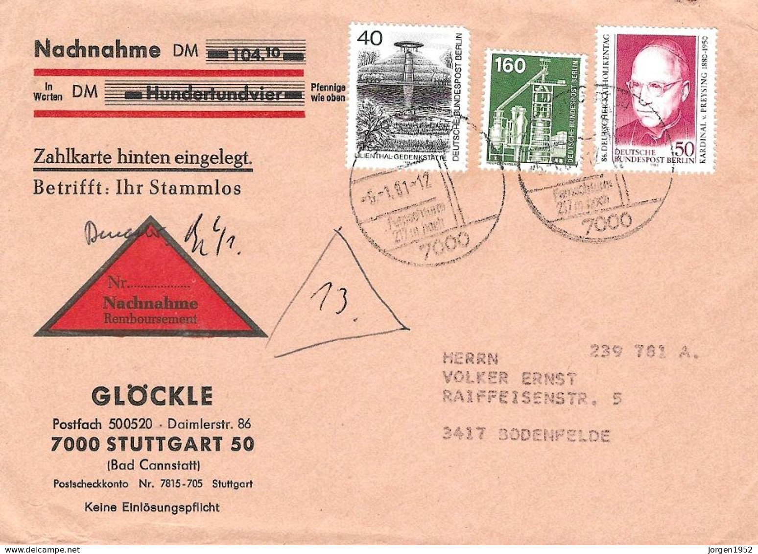 GERMANY  # LETTER - Buste - Usati