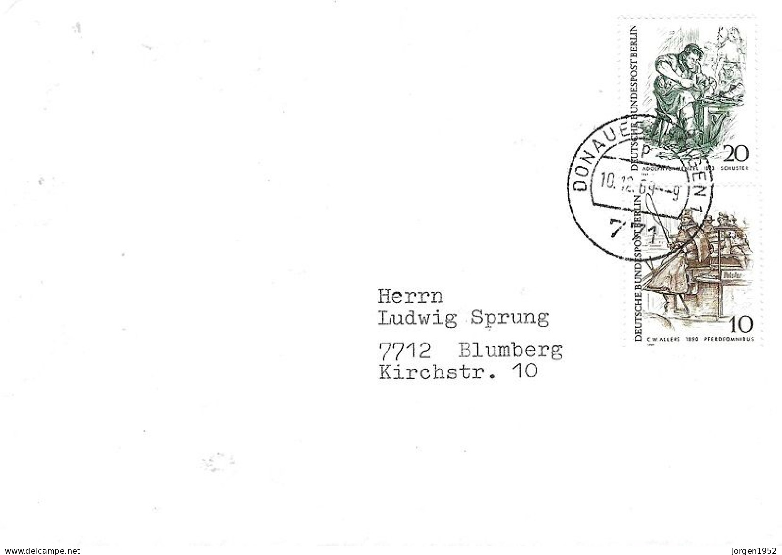 GERMANY  # LETTER - Enveloppes - Oblitérées