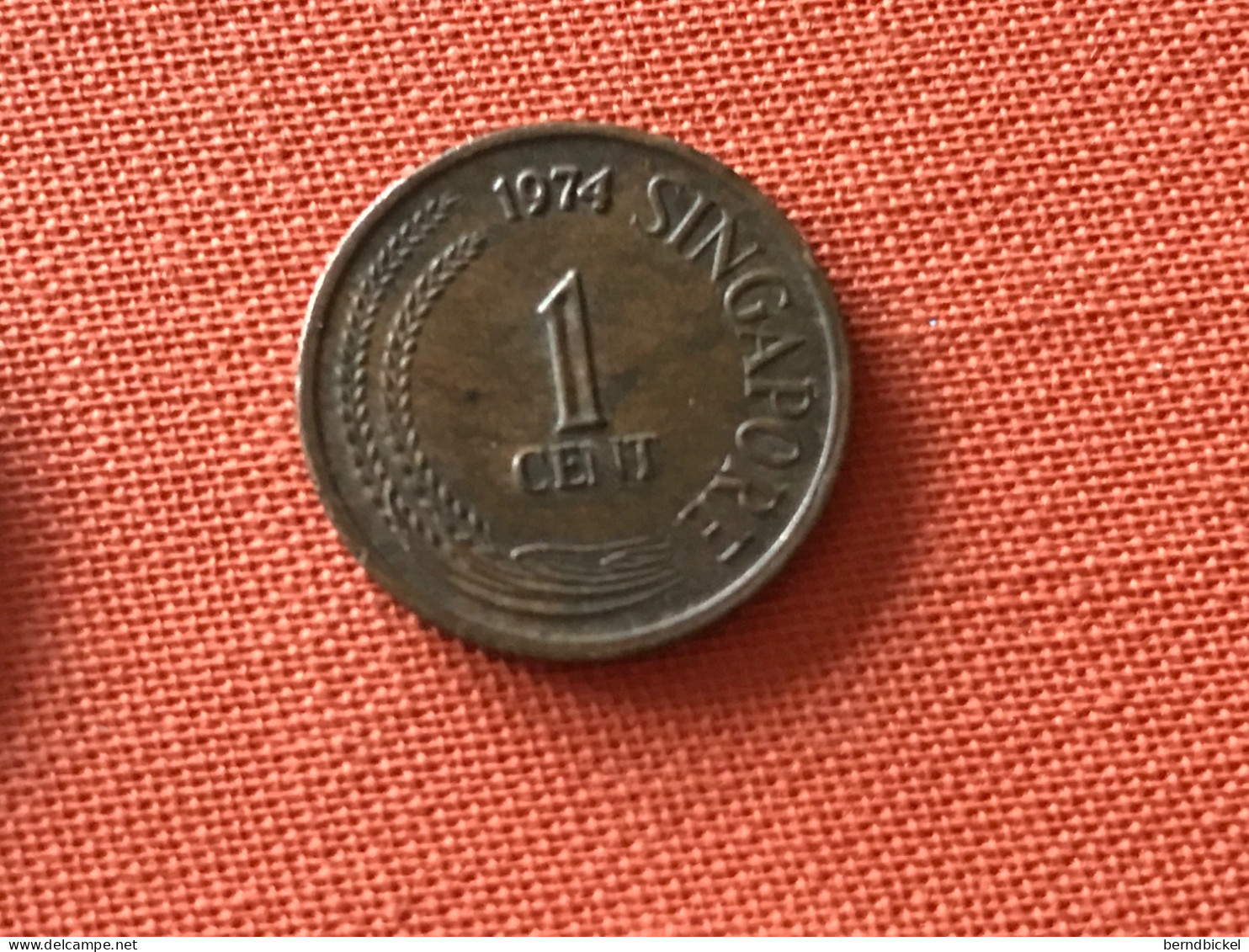 Münze Münzen Umlaufmünze Singapur 1 Cent 1974 - Singapur