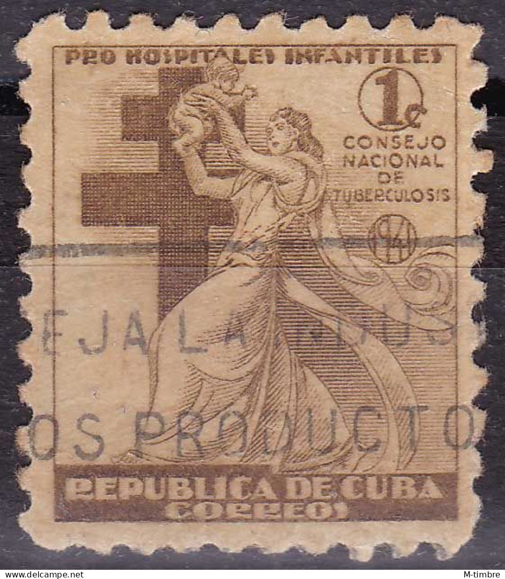 Cuba (Bienfaisance) YT B4 Mi Z4 Année 1941 (Used °) Enfant - Tuberculose - Charity Issues