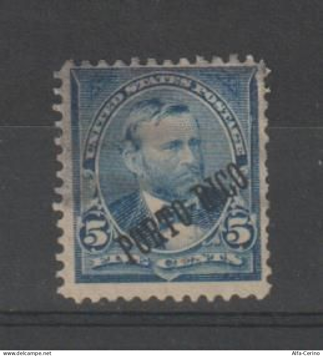 PUERTO-RICO:  1899  OVERPRINT  -  5 C. USED  STAMP  -  YV/TELL. 176 - Porto Rico