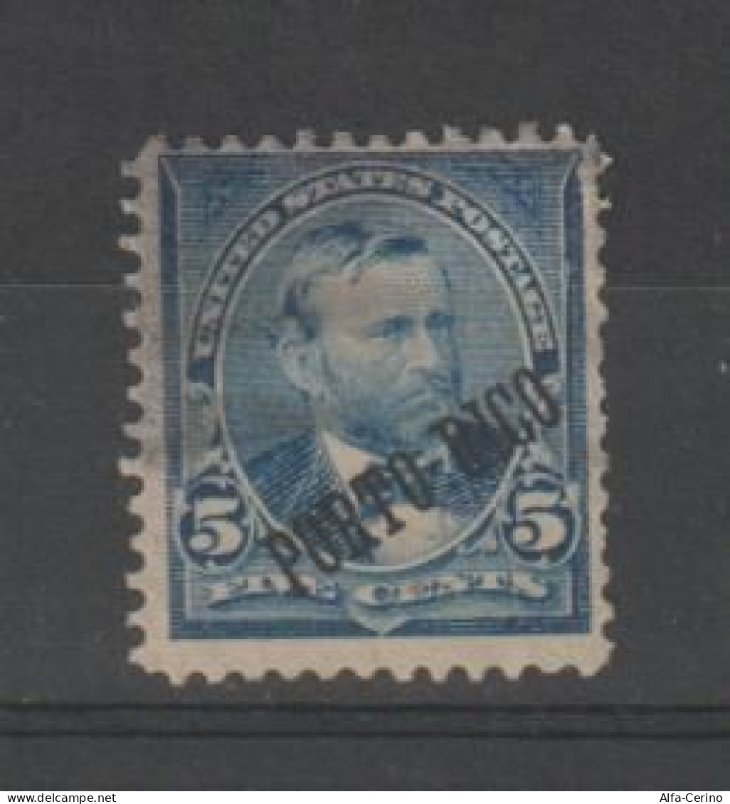 PUERTO-RICO:  1899  OVERPRINT  -  5 C. USED  STAMP  -  YV/TELL. 176 - Puerto Rico