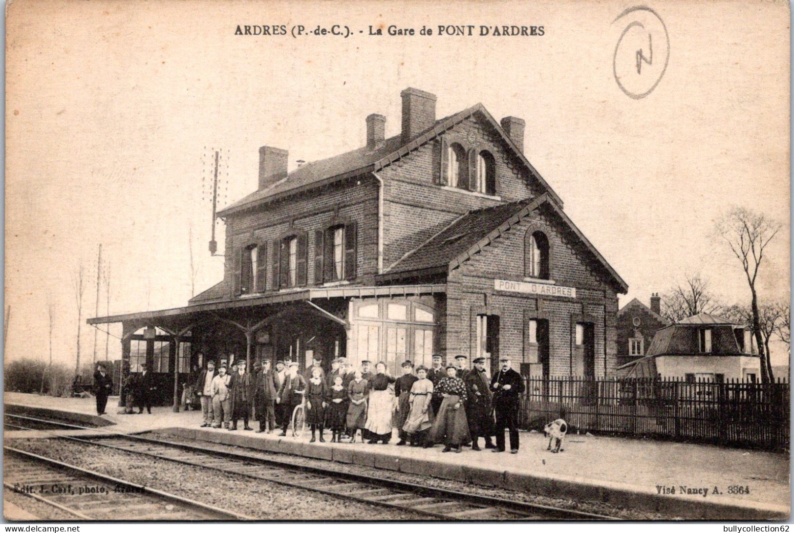 CPA - SELECTION - ARDRES -  La Gare De Pont D'Ardres - Ardres