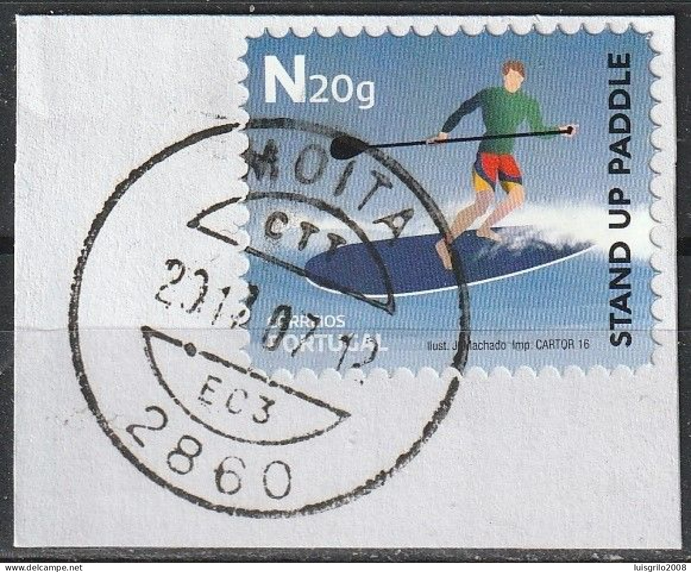 Fragment - Postmark MOITA 2017 -|- Mundifil Nº 4649 - Gebraucht